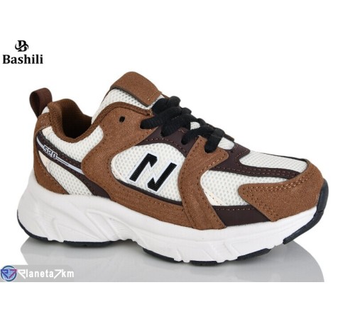 Дитячі кросівки на весну/осінь (8 пар р.26-31) коричневий  "Башили"