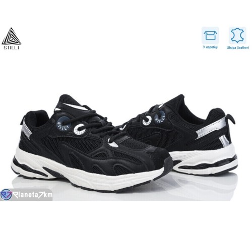 Кросівки жіночі на весну/осінь (8 пар р.36-40) чорний  "STILLI Group"