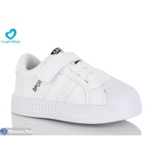 Дитячі кросівки на весну/осінь (6 пар р.22-26) білий  "Comfort-baby"