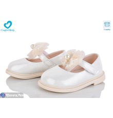 Дитячі туфлі на весну/осінь (7 пар р.21-25) бежевий  "Comfort-baby"