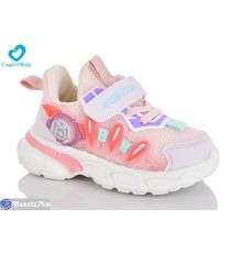 Дитячі кросівки на весну/осінь (6 пар р.21-25) рожевий  "Comfort-baby"