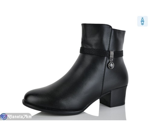 Черевики жіночі на весну/осінь (6 пар р.41-43) чорний  "Terona"