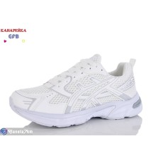 Кросівки жіночі на весну/осінь (8 пар р.36-41) білий  "GFB-Канарейка"