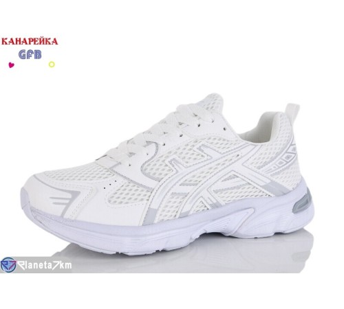 Кросівки жіночі на весну/осінь (8 пар р.36-41) білий  "GFB-Канарейка"