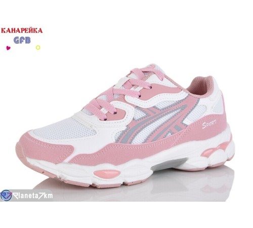 Кросівки жіночі на весну/осінь (8 пар р.36-41) рожевий  "GFB-Канарейка"