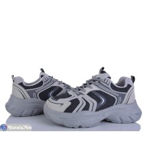 Кросівки жіночі на весну/осінь (8 пар р.36-41) сірий  "LOREDANA"