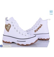 Кеди жіночі на весну/осінь (8 пар р.36-41) білий  "HoRIK"