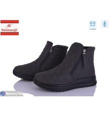 Черевики жіночі на весну/осінь (8 пар р.37-42) сірий  "Saimaoji"