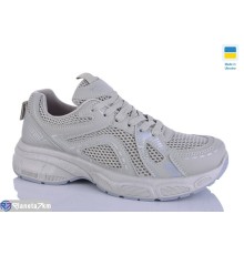 Кросівки жіночі на весну/осінь (8 пар р.36-40) сірий  "Korka"