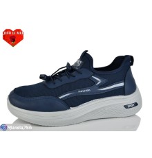 Кросівки чоловічі на весну/осінь (8 пар р.40-45) синій  "Jiao Li Mei"