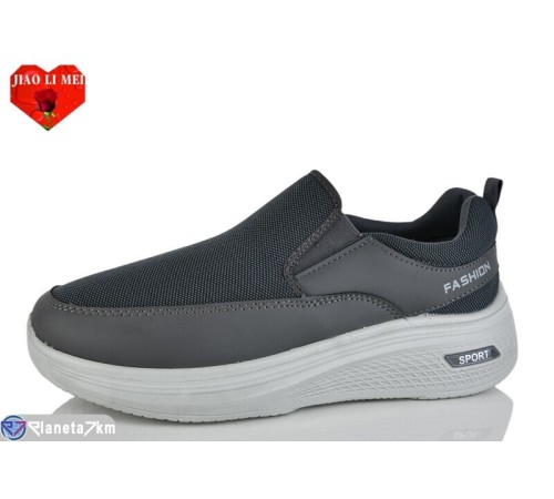 Кросівки чоловічі на весну/осінь (8 пар р.40-45) сірий  "Jiao Li Mei"