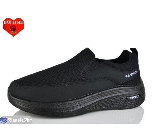 Кросівки чоловічі на весну/осінь (8 пар р.40-45) чорний  "Jiao Li Mei"