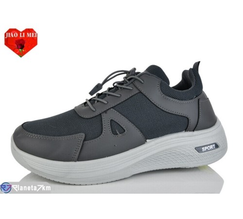 Кросівки чоловічі на весну/осінь (8 пар р.40-45) сірий  "Jiao Li Mei"