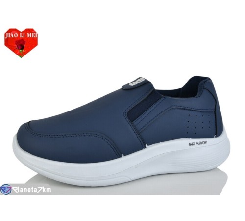 Кросівки чоловічі на весну/осінь (8 пар р.40-45) синій  "Jiao Li Mei"