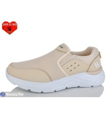 Кросівки чоловічі на весну/осінь (8 пар р.40-44) бежевий  "Jiao Li Mei"