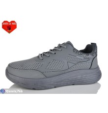 Кросівки чоловічі на весну/осінь (8 пар р.40-45) сірий  "Jiao Li Mei"