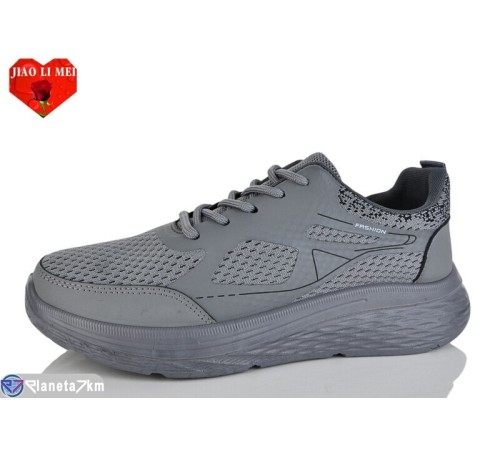 Кросівки чоловічі на весну/осінь (8 пар р.40-45) сірий  "Jiao Li Mei"