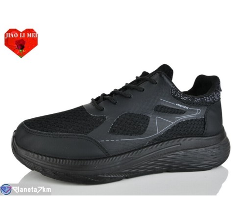 Кросівки чоловічі на весну/осінь (8 пар р.40-45) чорний  "Jiao Li Mei"