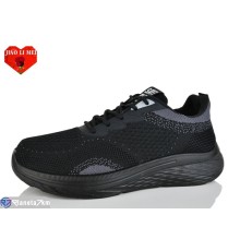 Кросівки чоловічі на весну/осінь (8 пар р.40-45) чорний  "Jiao Li Mei"