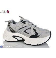 Кросівки жіночі на весну/осінь (8 пар р.36-41) сірий  "Aba"