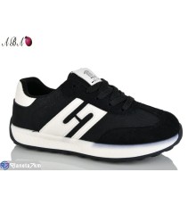 Кросівки жіночі на весну/осінь (8 пар р.36-41) чорний  "Aba"