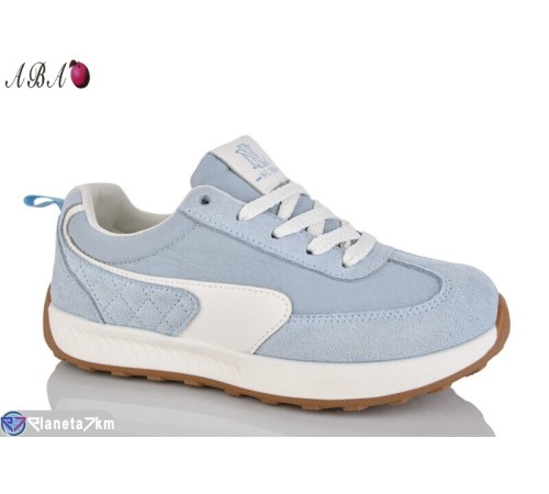 Кросівки жіночі на весну/осінь (8 пар р.36-41) блакитний  "Aba"