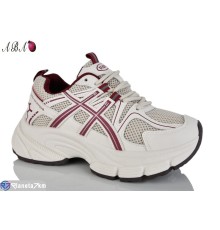 Кросівки жіночі на весну/осінь (8 пар р.36-41) бежевий  "Aba"