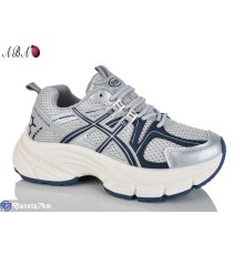 Кросівки жіночі на весну/осінь (8 пар р.36-41) сірий  "Aba"