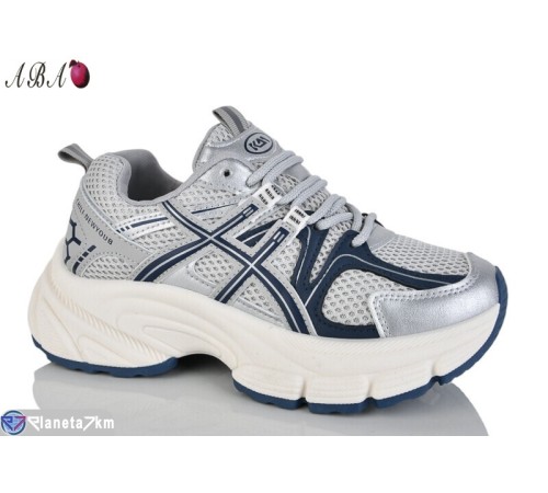 Кросівки жіночі на весну/осінь (8 пар р.36-41) сірий  "Aba"