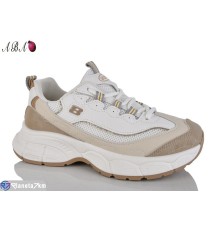 Кросівки жіночі на весну/осінь (8 пар р.36-41) бежевий  "Aba"