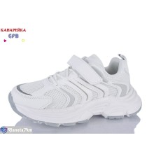 Дитячі кросівки на весну/осінь (8 пар р.32-37) білий  "GFB-Канарейка"