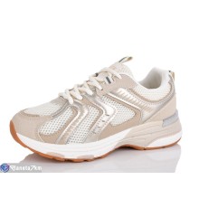 Кросівки жіночі на весну/осінь (8 пар р.36-41) бежевий  "LABUTAN"