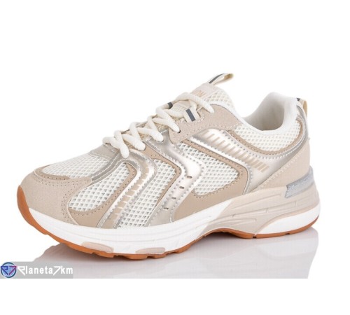 Кросівки жіночі на весну/осінь (8 пар р.36-41) бежевий  "LABUTAN"