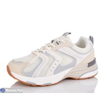 Кросівки жіночі на весну/осінь (8 пар р.36-41) бежевий  "LABUTAN"