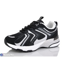 Кросівки жіночі на весну/осінь (8 пар р.36-41) чорний  "LABUTAN"