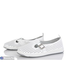 Балетки жіночі на літо (8 пар р.36-41) білий  "Kenoa"