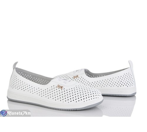 Балетки жіночі на літо (8 пар р.36-41) білий  "Kenoa"