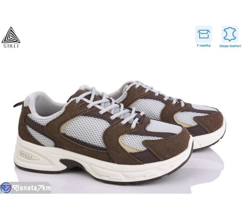 Кросівки жіночі (8 пар р.36-41) коричневий  "STILLI Group"