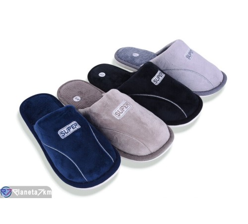 Тапки чоловічі на весну/осінь (12 пар р.40-47) мікс  "ELMA"