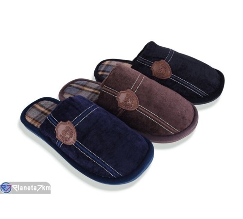 Тапки чоловічі на весну/осінь (12 пар р.41-46) мікс  "ELMA"