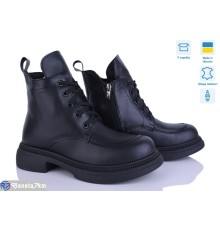 Черевики жіночі на весну/осінь (6 пар р.37-40) чорний  "Linda"