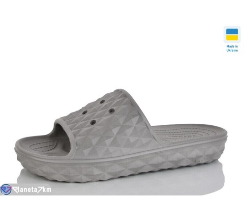 Шлепки жіночі на літо (8 пар р.36-41) сірий  "Melinda"