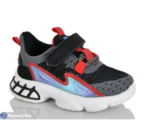 Дитячі кросівки на весну/осінь (8 пар р.21-26) чорний  "Laifakids"