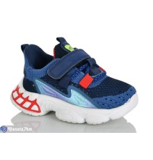 Дитячі кросівки на весну/осінь (8 пар р.21-26) синій  "Laifakids"