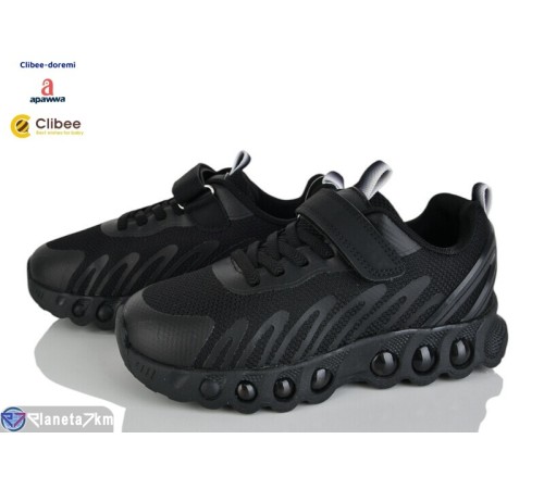 Дитячі кросівки на весну/осінь (6 пар р.31-36) чорний  "BELIES-D"