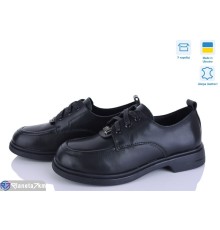 Туфлі жіночі на весну/осінь (6 пар р.36-41) чорний  "FOX"