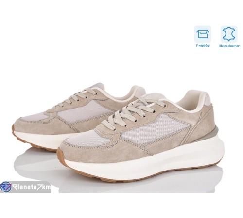 Кросівки жіночі на весну/осінь (8 пар р.36-41) бежевий  "Janna"