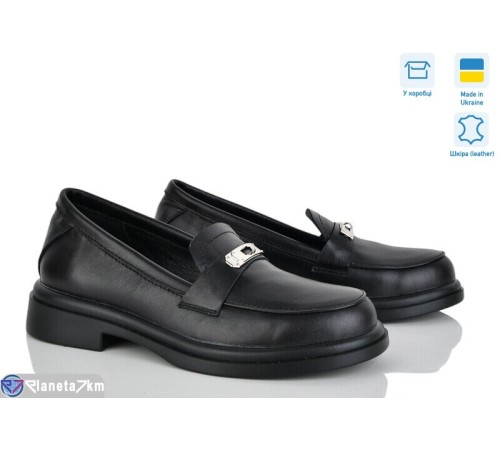 Туфлі жіночі на весну/осінь (6 пар р.37-40) чорний  "Linda"
