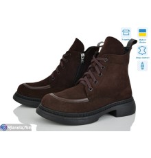 Черевики жіночі на весну/осінь (6 пар р.37-40) коричневий  "Linda"