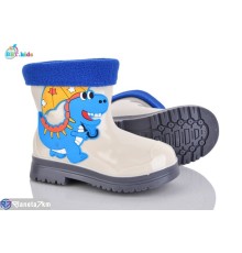 Дитяче гумове взуття на весну/осінь (10 пар р.21-25) бежевий  "BBT"